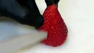 Couper une FRAISE ,la technique du PRIMEUR