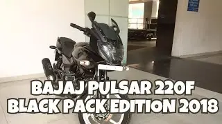 PULSAR 220F 2018 BLACK PACK EDITION FULL WALKAROUND