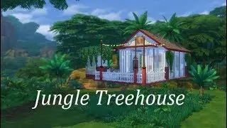 The Sims 4 Speed Build || Jungle Treehouse