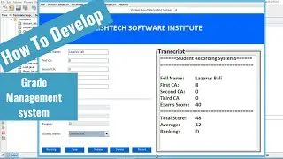 Grade Management System in Java With Beautiful Interface | PART 1