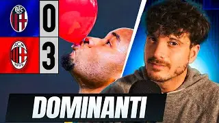 BOLOGNA MILAN 0-3 | VITTORIA INASPETTATAMENTE FACILE, SIAMO ANCORA Lì
