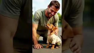 dog finds a fallen wallet on the road and returns it to the owner.  #facts #animals #puppy #dog