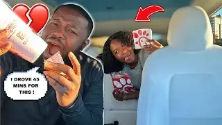 СПРЯТАЛАСЬ В БАГАЖНИКЕ, А ПОТОМ СЪЕЛА РОЗЫГРЫШ С ЕДОЙ МОЕГО ПАРНЯ 😱 *УМОРО*