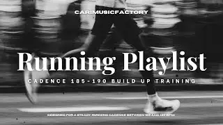 ❤️&zwj;🔥 Cadence 185-190 BPM Run ❤️&zwj;🔥 Build-Up Training Pop Playlist 케이던스 180 190 BPM 러닝 플레이리스트
