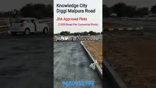 Knowledge City Diggi Malpura road par JDA Approved Plots Available 📞 9680958199 #plots #jaipur #jda