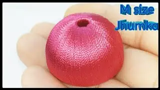 Jhumka wrapping | M size jhumka| Silk thread jhumka wrapping| M jhumka wrapping | @SuhithCreations