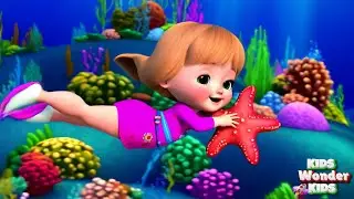 ⭐️👧 Stella the Starfish and Lily's Ocean Play! Kids Song | Underwater Friends & Sea Adventures!