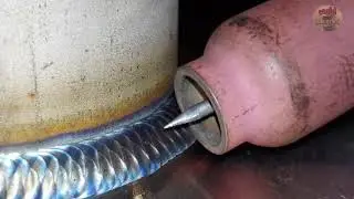 0006  TIG Soldar tubería de inoxidable a  brida ANSI