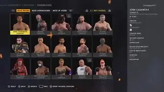 WWE 2K22 Community Creations PS5/Xbox