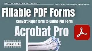 Fillable PDF Form in Acrobat Pro