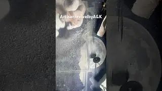 Epoxy Resin Ring | Natural Gemstone Jewelry | DIY Resin Craft & Polishing #shorts #reels