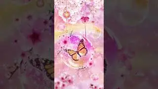 [Samsung Galaxy Theme] Butterfly In Pink Cherry Blossom