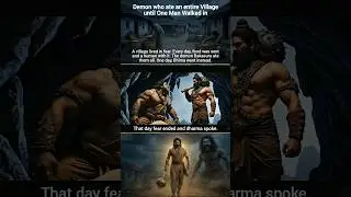 A Village Fed a Demon &mdash; Until Bhima Walked In #sanatanadharma #mahabharat #story #mythology #bhima