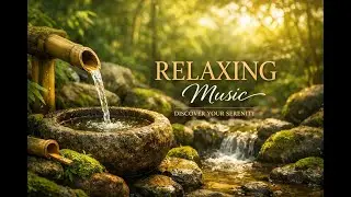 Relaxing Nature Piano 🌿 Flowing Water & Bamboo Sounds