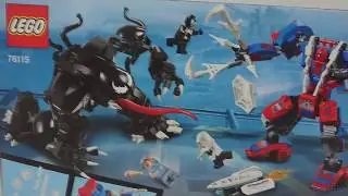 Lego 76115 Marvel. Super Spider Mech vs Venom