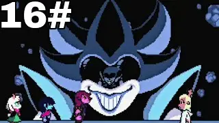 Fighting the Queen's giant robot | Deltarune Chapter 2: Part 16