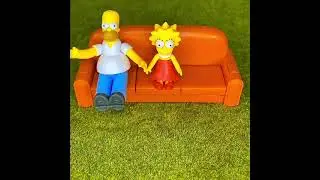 Simpsons Toy Surprise Oddly Satisfying Unboxing Mystery ASMR Cool Review 175564 Hausset Homer House