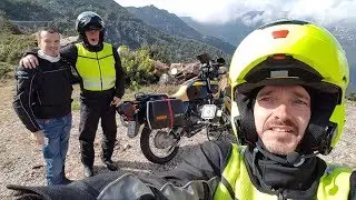 Sardegna Aprile 2017 in moto - Strada Foresta Girgini - sterrato e asfalto