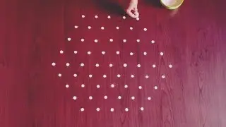 9x5 Simple muggulu|Easy muggulu|sikkukolam|Padi kolam|Rangoli designs|2026 muggulu 