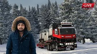 🔴BAADI THANDI  8℃  me truck driving in dengerous \ ETS2 hindi live stream  #ets2 #ets2mods  #europe