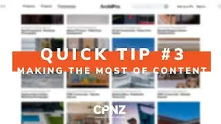 Construction Photography Tips #3 - Making the most of your content