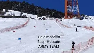 open national ski and mountaineering championship auli uttrakhand alpine skiing GS Baqir Hussain
