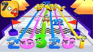 Satisfying Mobile Games : Number lore, Number Leveling  | Android & iOS game abcdefghijklmn KHHY3279