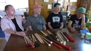 Brad Dutz, Randy Gloss, Chris Blondal and Michael Barsimanto Play IP's alternative sticks!
