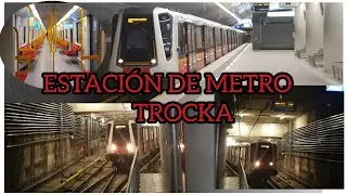 🔴⚪ESTACIÓN DE METRO TROCKA, STACJA METRO TROCKA WARSZAWA