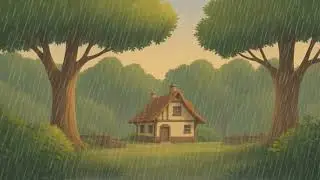 Sonidos de Lluvia y Caba&ntilde;a de Madera para Dormir | ASMR Relajante 1 Hora