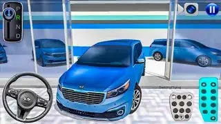 New Kia Carnival MPV in The Showroom - 3D Driving Class 2026 - 3D Driving Class Game - Car Game