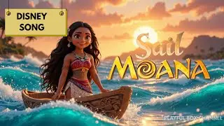 Sail Beyond the Horizon | Moana Inspired Disney Song for Kids (Tropical Adventure Music) #disney