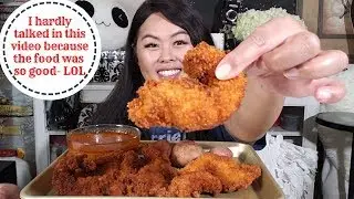 Fried Colossal Jumbo Prawns Mukbang