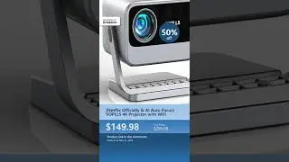 [Netflix Officially & AI Auto Focus] VOPLLS 4K Projector with WiFi
