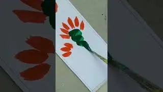 easy & simple artwork //#easyartwork #youtubeshorts #flowerartwork #simpleart #shorts
