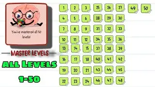 brain test all Star master all levels 1-50 Gameplay - brain test all star master all levels 1-to50