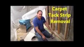 How To Remove Carpet Tack Strip From Concrete
