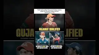 &ldquo;WPL 2026 Qualification twist l Gujarat Qualified, DC vs MI fight on.!!🤯❌ #shorts #viral #wpl