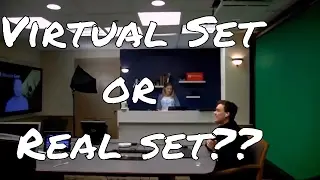 Virtual or Real Set for live streaming?