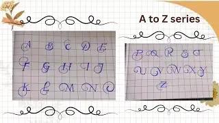 unique hand lettering Alphabet fonts// and comment your BEAUTIFUL names 😍😍