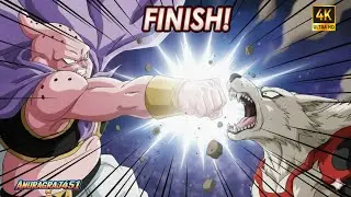 Bergamo vs Majin Buu Fight 🔥 Dragon Ball Super Tournament of Power in hindi  #anime #goku 