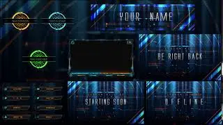 Futuristic - Animated FULL Stream Pack