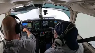 VFR to IFR Flight in the Cherokee Six (30-Minute Cut) | KLOT &rarr; KDVN | RNAV 21 Approach