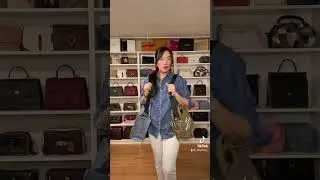 MARC JACOBS THE TOTE BAG SMALL(former MINI) & MEDIUM Try on size comparison