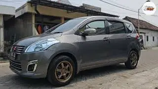Modifikasi Ertiga menggunakan Velg R15 Te37 Lebar 6.5 Et.38 ban ban 185/65