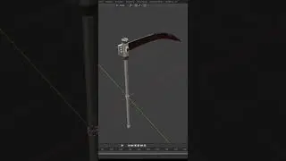 Few Minutes Blender - Scythe Soul Eater style #blender #shorts #shortsfeed #anime