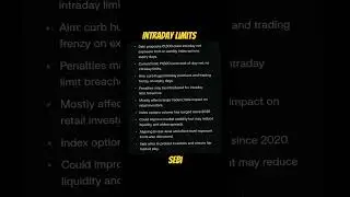 #sebi #intraday #nifty #options #limit