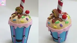 How to Reuse Waste Disposal Plastic glass / Best out of waste /DIY Cajitas con forma de Kawaii