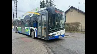 Solaris Urbino 12 electric IV #DE616 MPK Kraków linia 469 kierunek Piaski Wielkie
