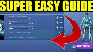 Search 10 Chests in a single match EASY! (Ghost Portal Challenge Guide)